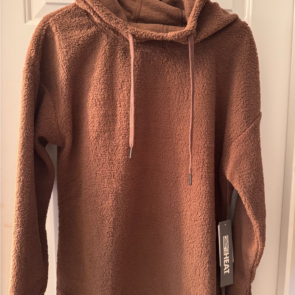 32 Degrees Women's Cozy Brown Hoodie